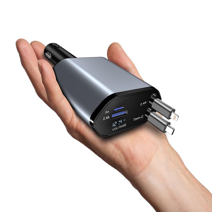 120 Volt Car Retractable Charger