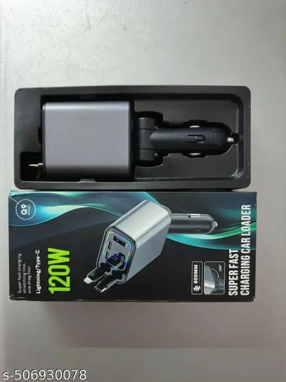 120 Volt Car Retractable Charger