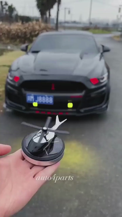Helicopter Solar Energy Car Air Perfumes and Freshener(WITH PERFUME)